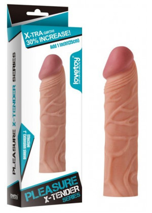 Насадка-фаллоимитатор Super-Realistic Penis - 17 см.