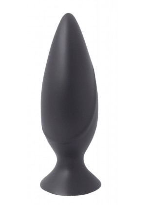Черная анальная пробка Mojo Spades Medium Butt Plug - 10,7 см.