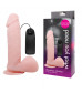 Реалистичный фаллоимитатор с ротацией EROWOMAN - 19,5 см.