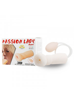 Мастурбатор Passion Lady Mandy с помпой для имитации посасывания