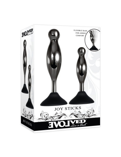 Набор из 2 подвижных анальных стимуляторов Joy Sticks