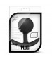 Черная анальная пробка Wearable Vibra Plug - 9,5 см.
