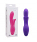 Фиолетовый вибратор INDULGENCE Frolic Bunny - 18,5 см.