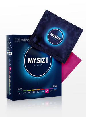 Презервативы MY.SIZE размер 64 - 3 шт.