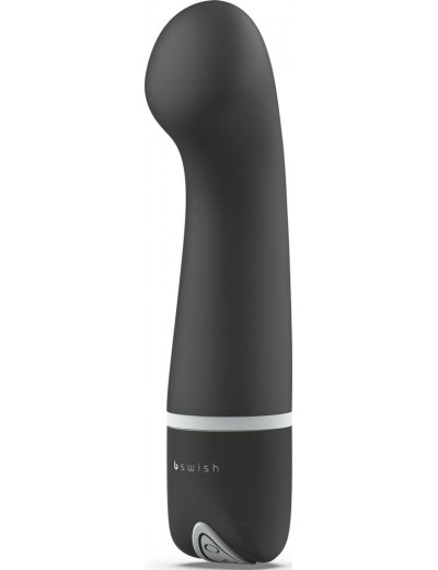 Черный G-вибростимулятор Bdesired Deluxe Curve - 15,2 см.