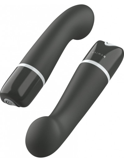 Черный G-вибростимулятор Bdesired Deluxe Curve - 15,2 см.