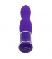Фиолетовый вибратор ECSTASY Rippled Vibe - 19,5 см.