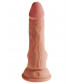 Кофейный фаллоимитатор на присоске 6,5  Triple Density Cock - 20,3 см.