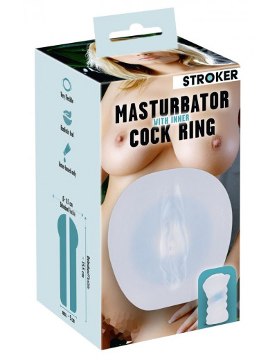 Мастурбатор-вагина Masturbator with inner Cock Ring