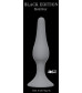 Серая анальная пробка Slim Anal Plug XL - 15,5 см.