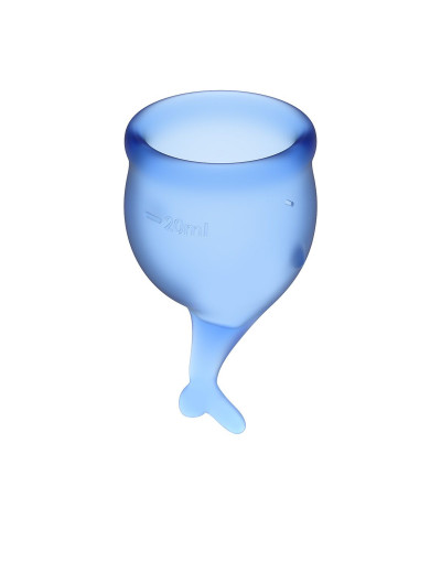 Набор синих менструальных чаш Feel secure Menstrual Cup