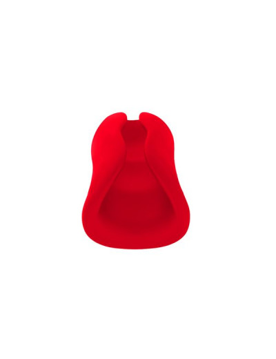 Красный вибромастурбатор Vibrating Stroker
