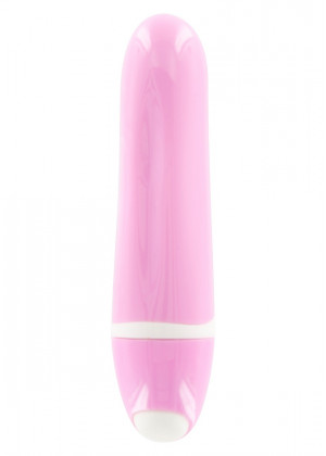 Розовый мини-вибратор Vibe Therapy Quantum - 9 см.