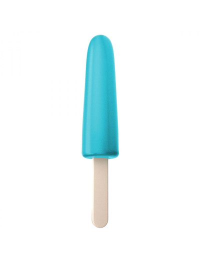 Голубой фаллоимитатор iScream Dildo - 22,5 см.