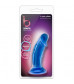 Синий анальный фаллоимитатор Sweet N Small 4 Inch Dildo with Suction Cup - 11,4 см.