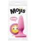 Розовая силиконовая пробка среднего размера Emoji OMG - 10,2 см.