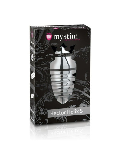 Металлическая анальная пробка Hector Helix Buttplug S - 10 см.