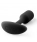 Чёрная пробка для ношения B-vibe Snug Plug 1 - 9,4 см.