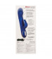 Синий вибратор-кролик с нагревом The Heated Silicone Thrusting G Rabbit - 21,5 см.