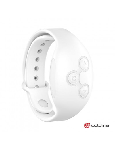 Розовый вибратор для пар с белым пультом-часами Weatwatch Dual Pleasure Vibe