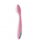 Нежно-розовый клиторальный вибратор Keri Pale Pink - 17 см.