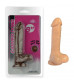 Телесный фаллоимитатор 8 Inch Carved DIldo - 22 см.