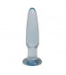 Голубая анальная пробка UNISEX UNI PLUG - 11 см.
