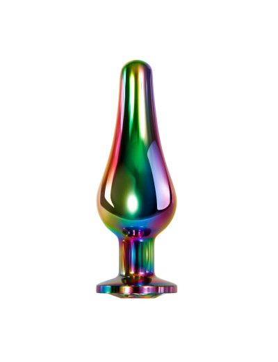 Набор из 3 радужных анальных пробок Rainbow Metal Plug Set