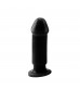 Черный анальный фаллоимитатор Evil Dildo Plug M - 12,5 см.