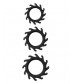 Набор из 3 эрекционных колец MENZSTUFF BUZZ SAW COCK RING SET