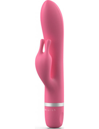 Розовый вибратор-кролик Bwild Classic Bunny - 19,3 см.