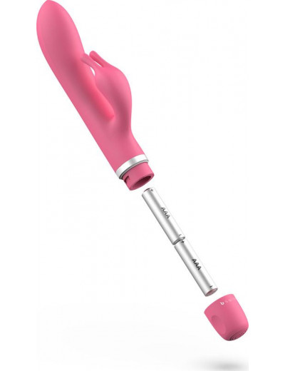 Розовый вибратор-кролик Bwild Classic Bunny - 19,3 см.