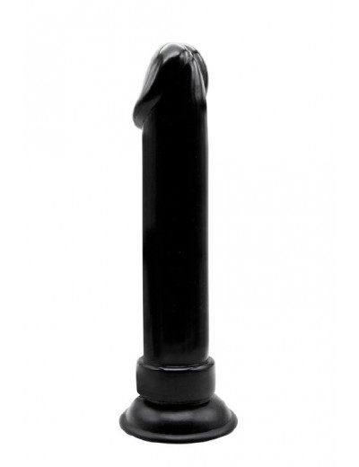 Чёрный анальный фаллоимитатор MENZSTUFF BLACK KNIGHT 9INCH BUTT PLUG - 23 см.