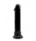 Чёрный анальный фаллоимитатор MENZSTUFF BLACK KNIGHT 9INCH BUTT PLUG - 23 см.