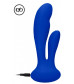 Синий вибратор G-Spot and Clitoral Vibrator Flair - 17,5 см.