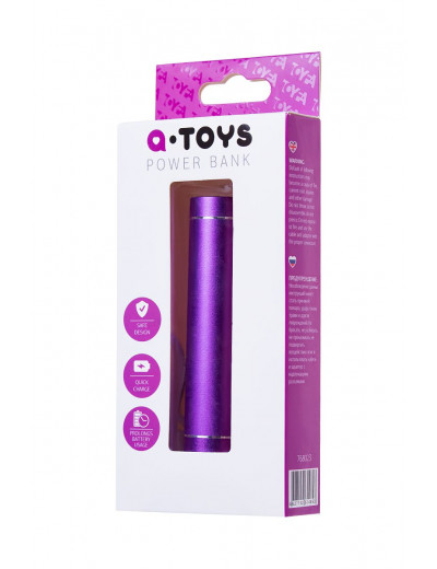 Портативное зарядное устройство A-toys 2400 mAh microUSB