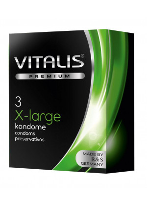 Презервативы увеличенного размера VITALIS PREMIUM x-large - 3 шт.