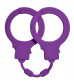 Фиолетовые силиконовые наручники Stretchy Cuffs Purple