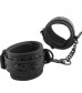 Чёрные кожаные оковы на ноги Ankles Cuffs