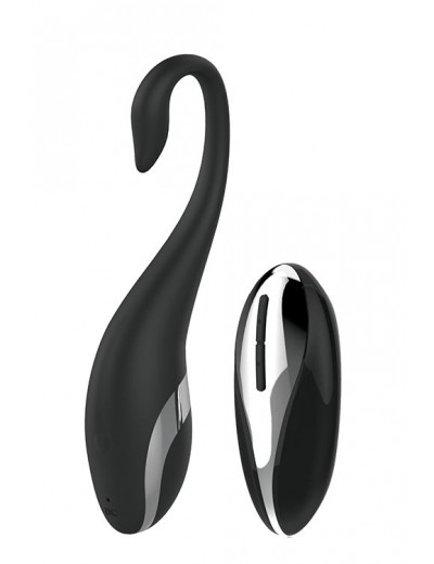 Черное виброяйцо NAGHI NO.36 RECHARGEABLE REMOTE EGG