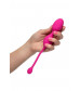 Розовые вагинальные шарики с ДУ и функцией памяти Remote Dual Motor Kegel System