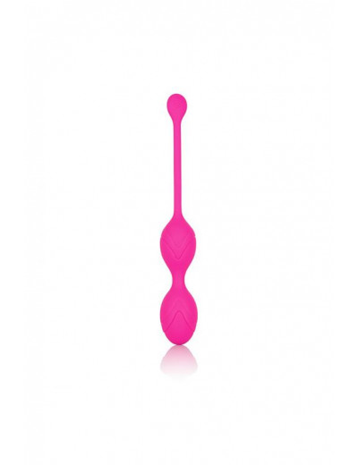 Розовые вагинальные шарики с ДУ и функцией памяти Remote Dual Motor Kegel System