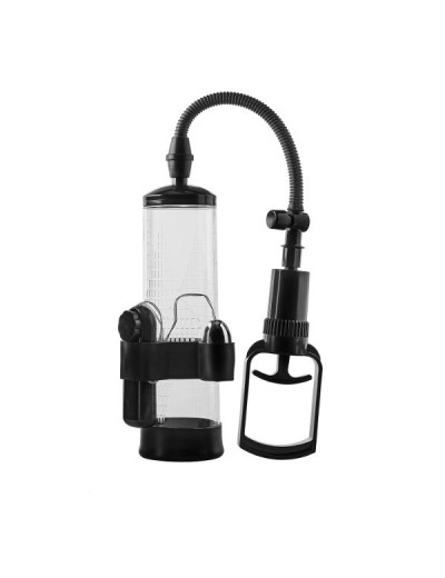 Прозрачная вакуумная помпа с вибрацией Vibrating Penis Pump