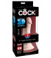 Телесный фаллоимитатор на присоске 5  Triple Density Cock - 15,24 см.