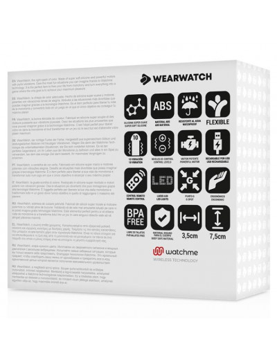 Розовое виброяйцо с нежно-розовым пультом-часами Wearwatch Egg Wireless Watchme