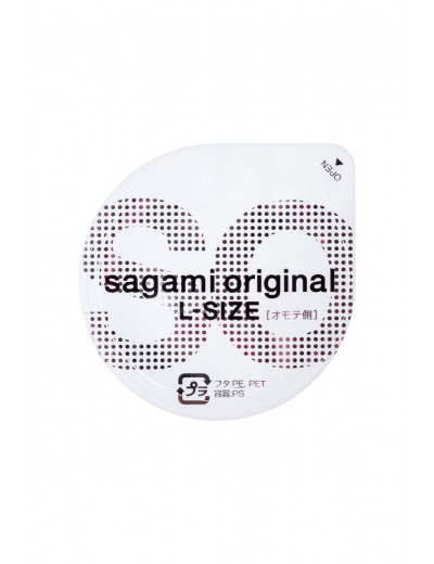 Презервативы Sagami Original 0.02 L-size увеличенного размера - 10 шт.