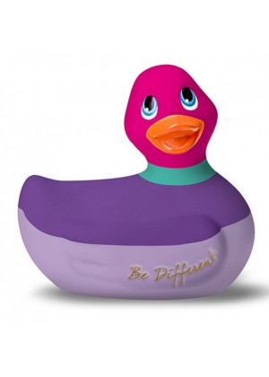 Фиолетово-розовый вибратор-уточка I Rub My Duckie 2.0 Colors