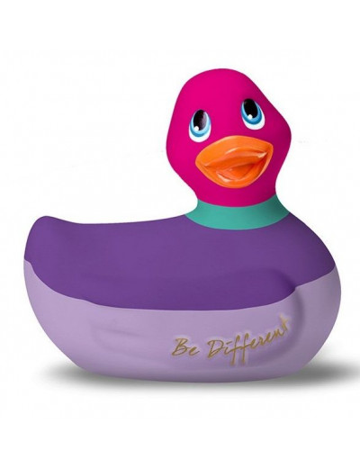 Фиолетово-розовый вибратор-уточка I Rub My Duckie 2.0 Colors
