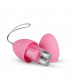 Розовое виброяйцо Vibrating Egg с пультом ДУ