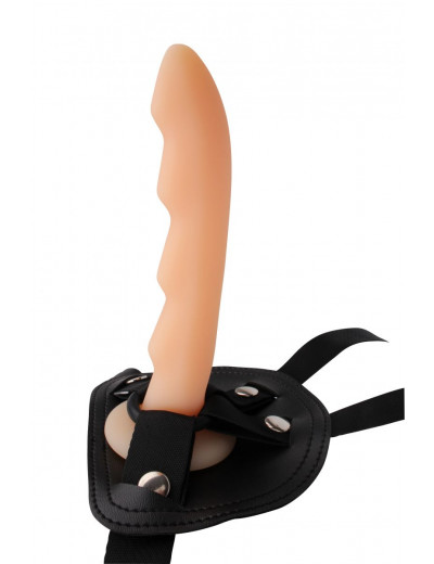 Телесный страпон Cavelier Strap-On - 15 см.